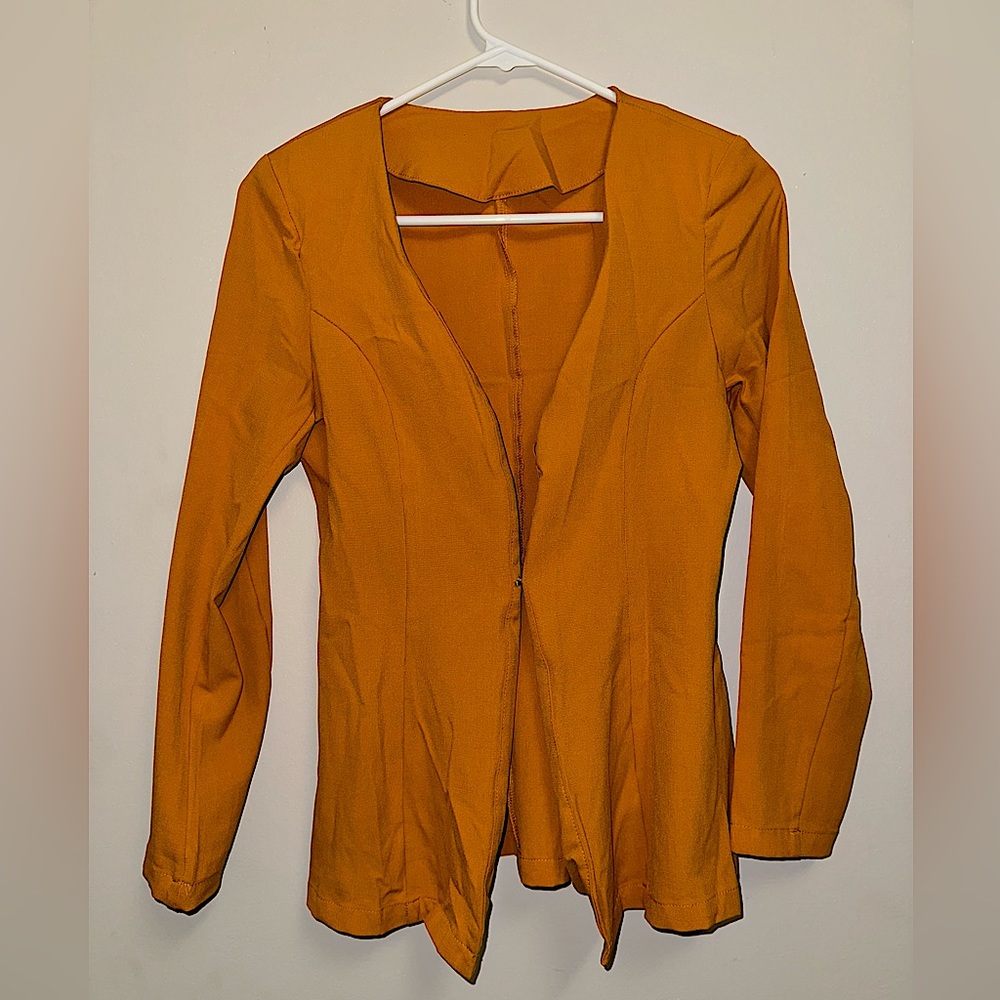 Turmeric color blazer
